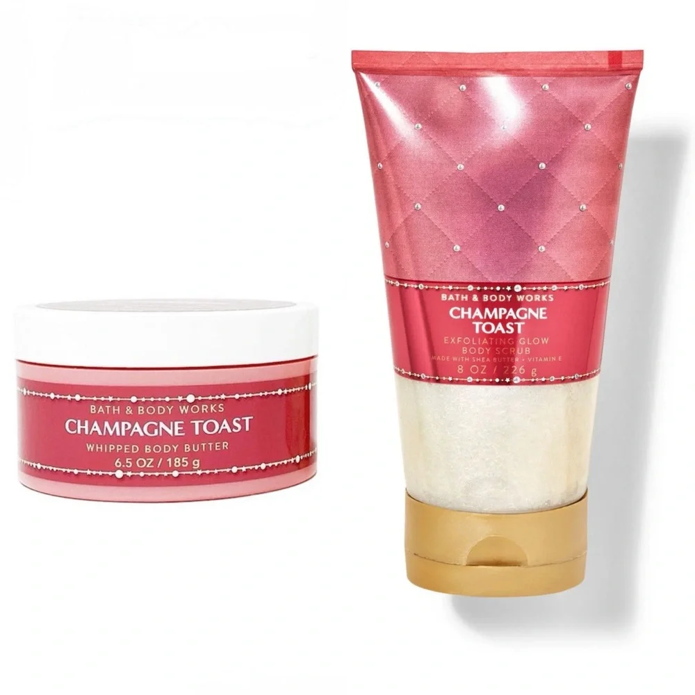 Bath & Body Works Champagne Toast Body Scrub & Body Butter